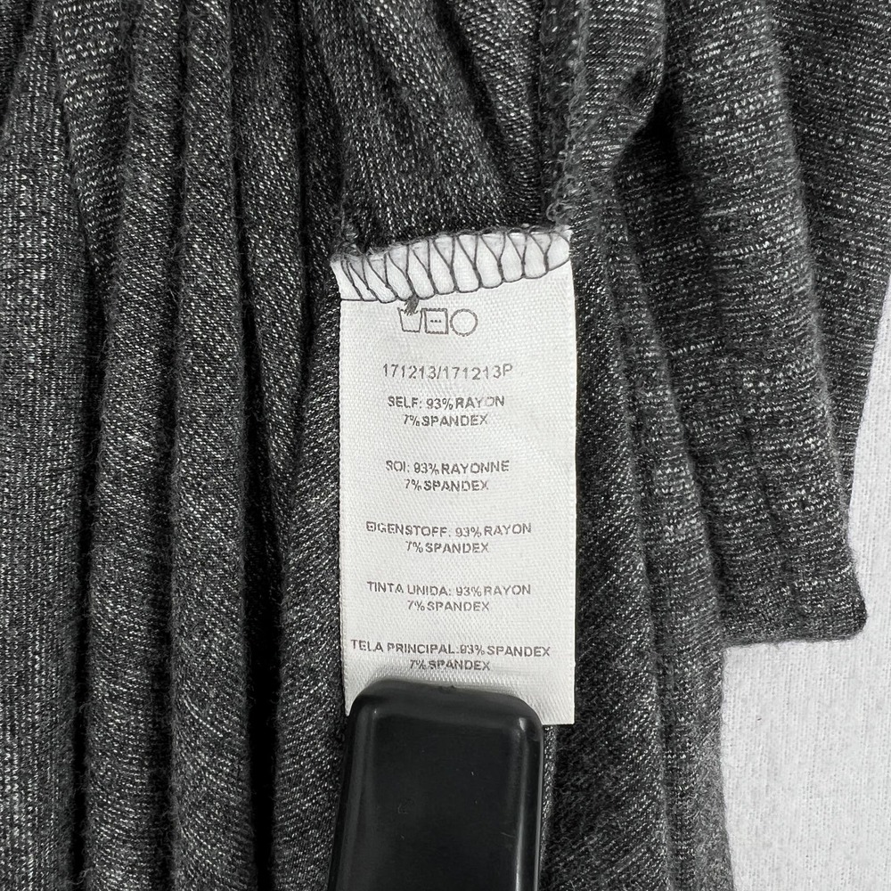 ANTHROPOLOGIE DOLAN Sarana Dress Womens Small Gray Black White Collared Belt - Picture 9 of 14